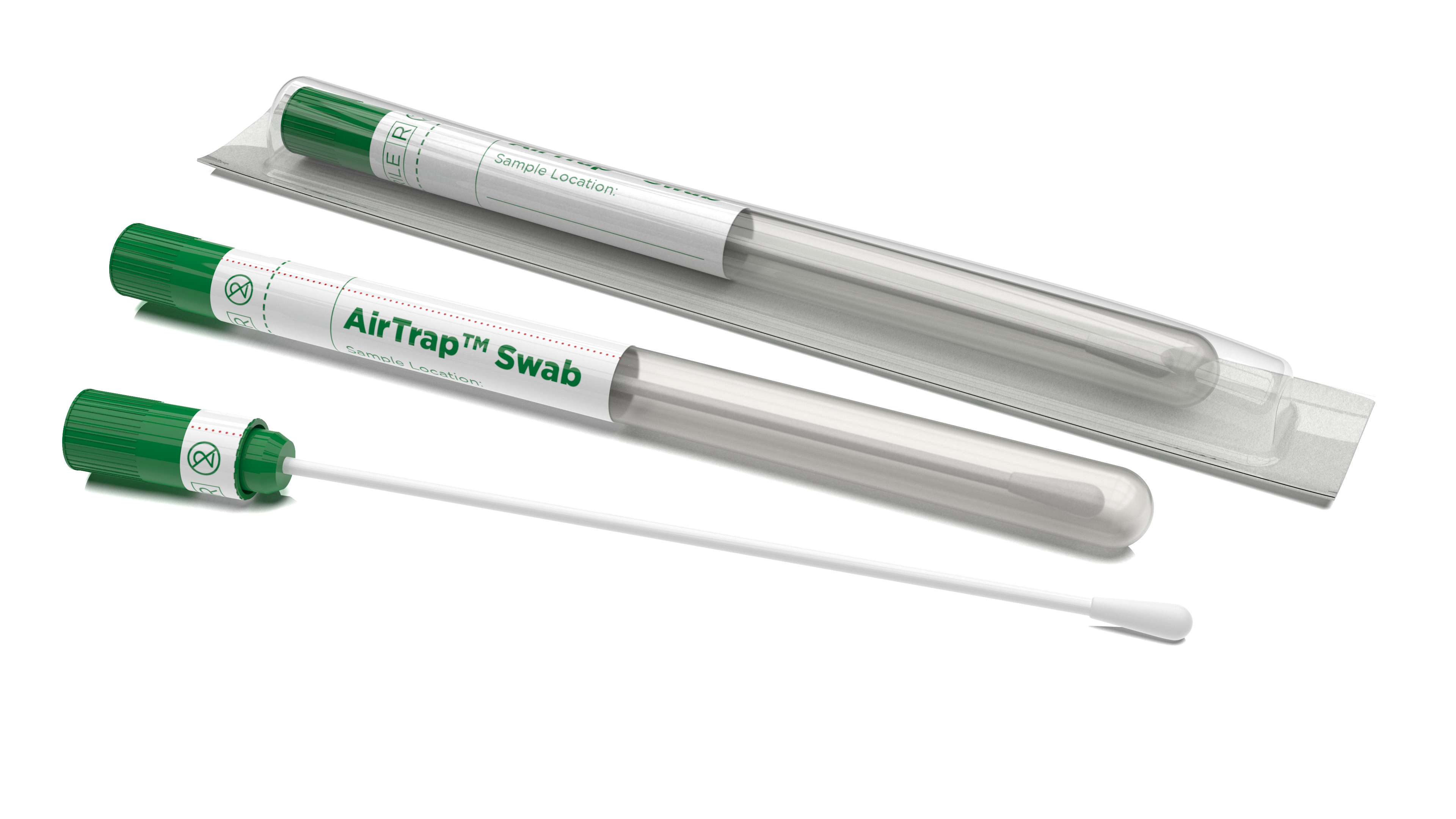 AirTrap® Swabs – Schimmelpilz-Oberflächentest mit KI-Analyse (10 Proben)