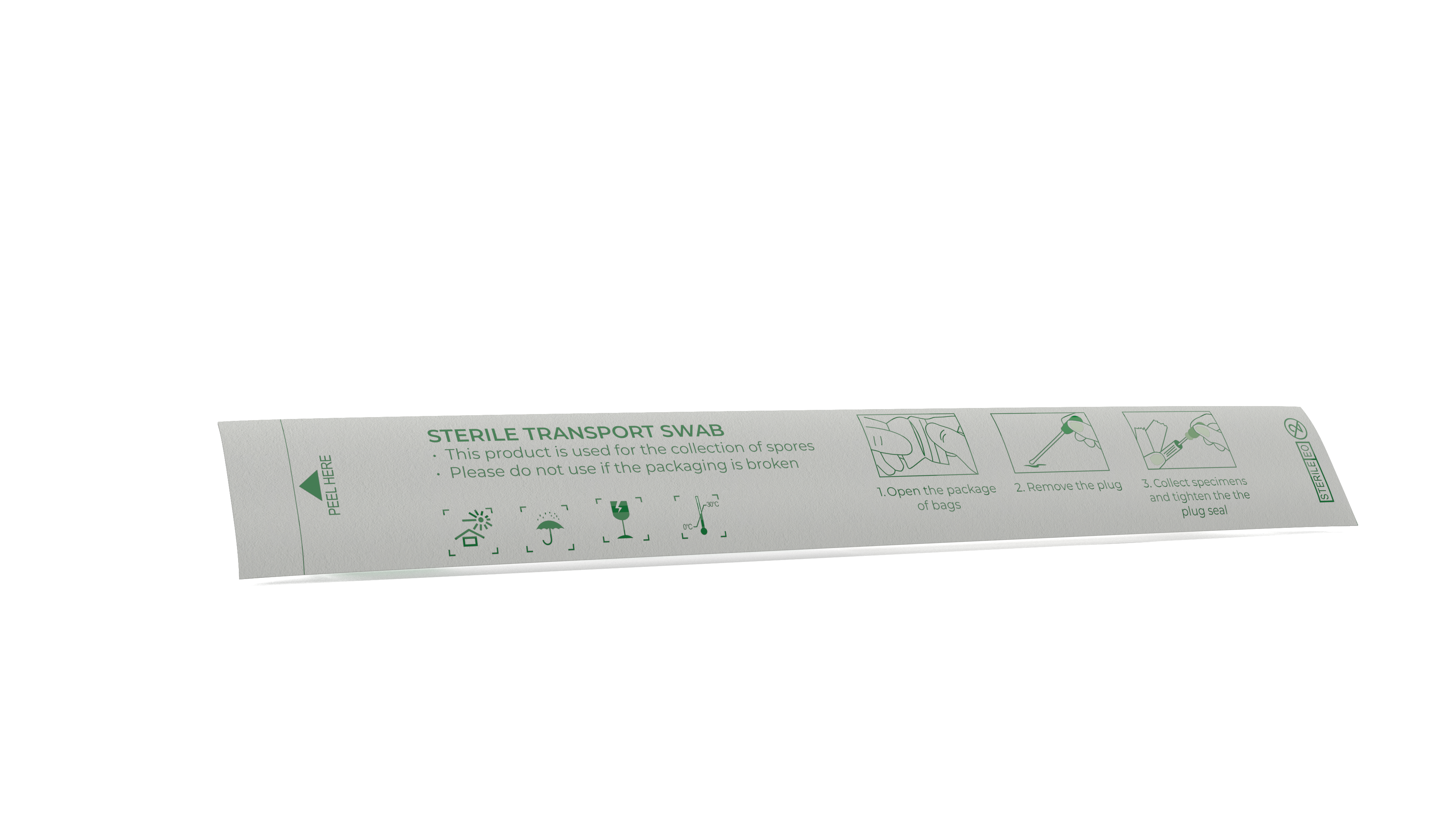 AirTrap® Swabs – Schimmelpilz-Oberflächentest mit KI-Analyse (10 Proben)